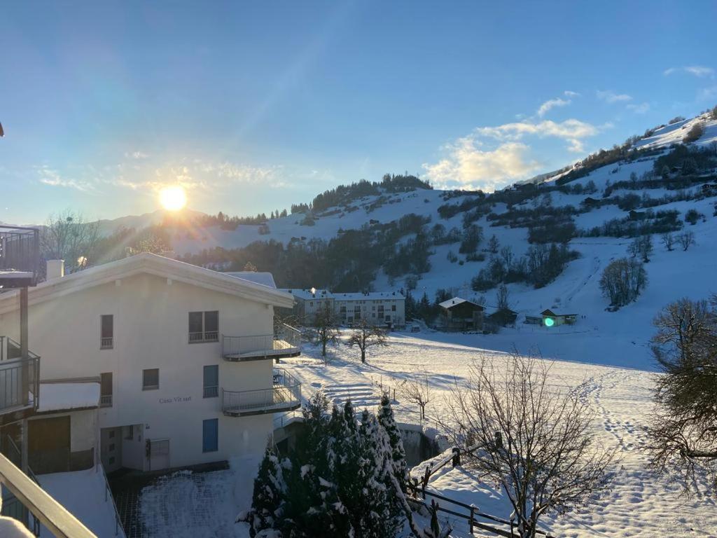 Dachwohnung In Der Mitte Von Laax-Dorf Zewnętrze zdjęcie